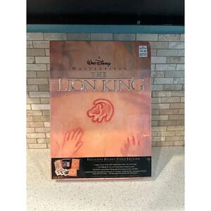 A Walt Disney Masterpiece THE LION KING Exclusive Deluxe Video Edition sealed!!!